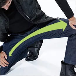 ストレッチが効いてる生地